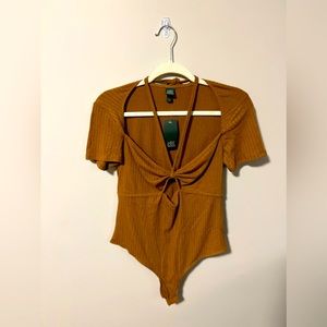 Strappy Body Suit with Cut Out